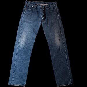 Vintage 35x34 Levis 501XX Jeans Button-Fly Straight-Leg 36x36 Tag 1990's USA